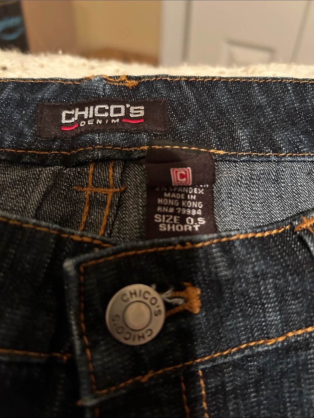 Chico's Dark Indigo Denim Boot Cut Jeans